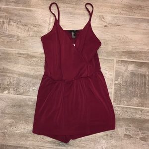 Maroon Romper